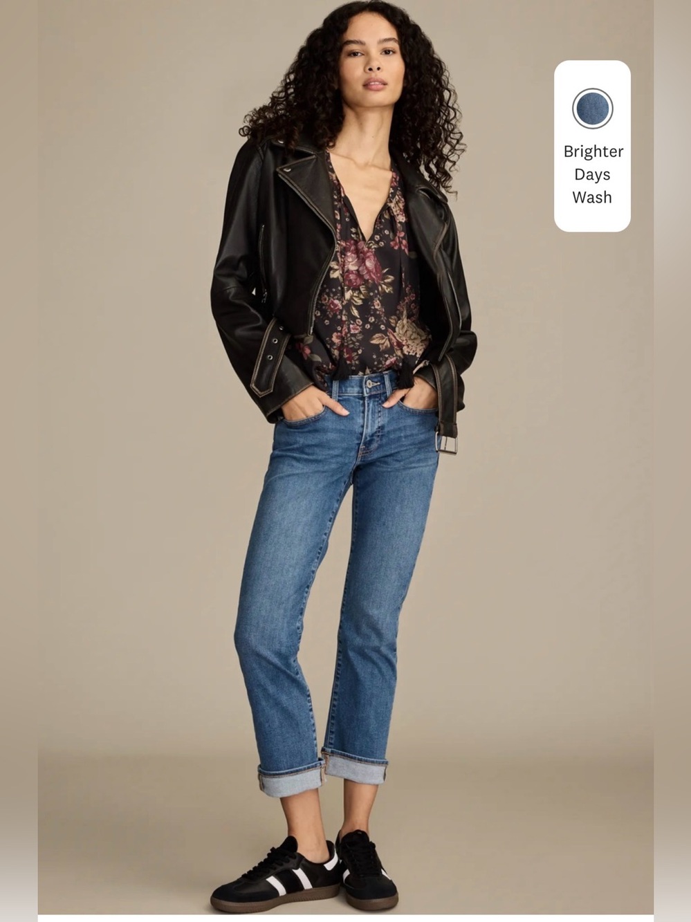 Lucky Brand - Mid Rise Sweet Crop